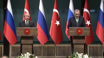 Cumhurbaşkanı Erdoğan: ''Kudüs Konusunda Putin İle Benzer Yaklaşımlar İçerisinde Olduğumuzu Gördüm''