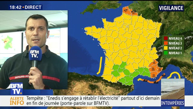 Tempête Ana : Nous avons enregistré 2200 interventions des sapeurs-pompiers sur l'ensemble du territoire , Éric Belgioino