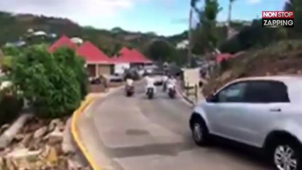 Johnny Hallyday inhumé à Saint-Barthélemy : L’arrivée de son cortège au cimetière (Vidéo)