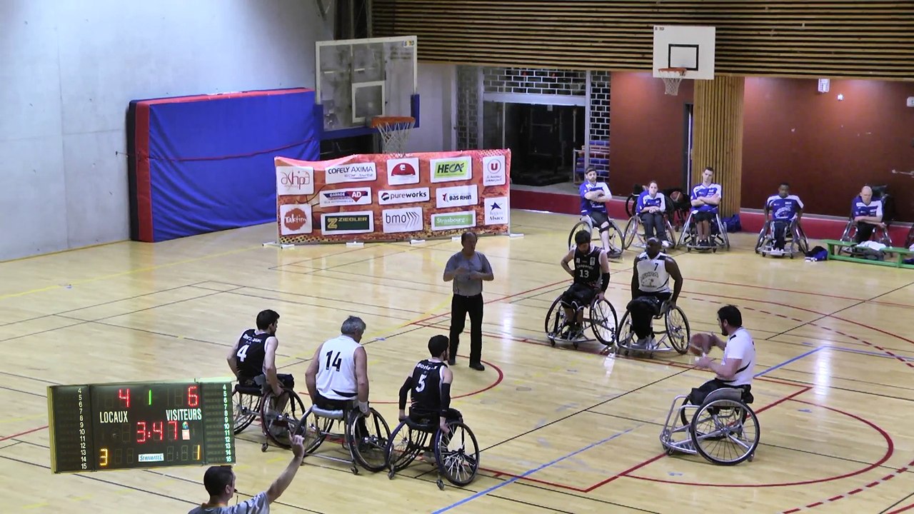 HANDIBASKET ASHPA STRASBOURG vs BORDEAUX MT 1 NATIONALE A