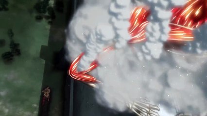 Colossal Titan Falls On Eren And Armored Titan!!!!! ATTACK ON TITAN SEASON 2