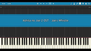Ashita No Joe 2 OST-Joe's Whistle [Easy Piano Tutorial]-zQzfuYeBWoM