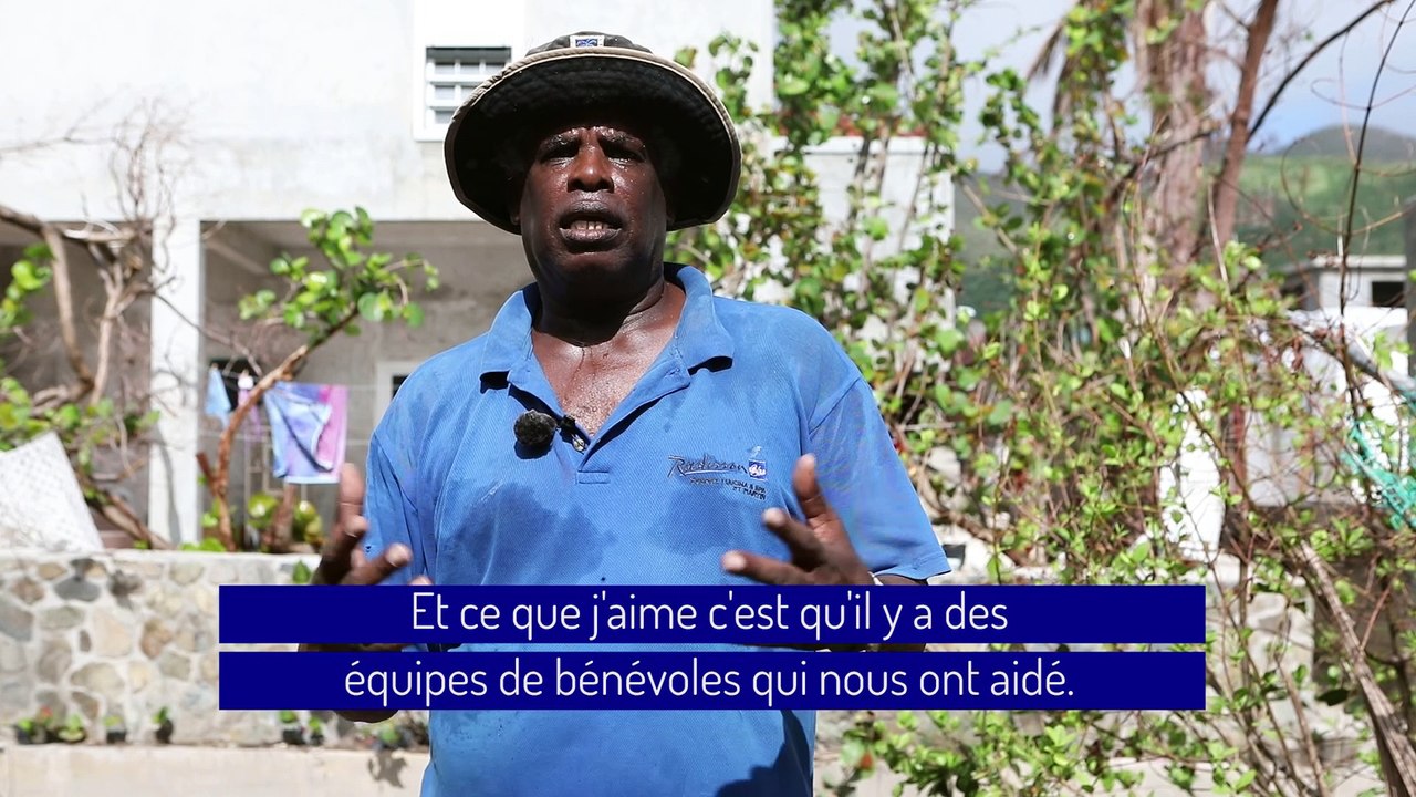 Urgence Ouragans. Gerald Langlais, sinistré