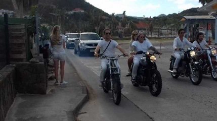 Les images de l'inhumation de Johnny Hallyday à Saint-Barthélemy