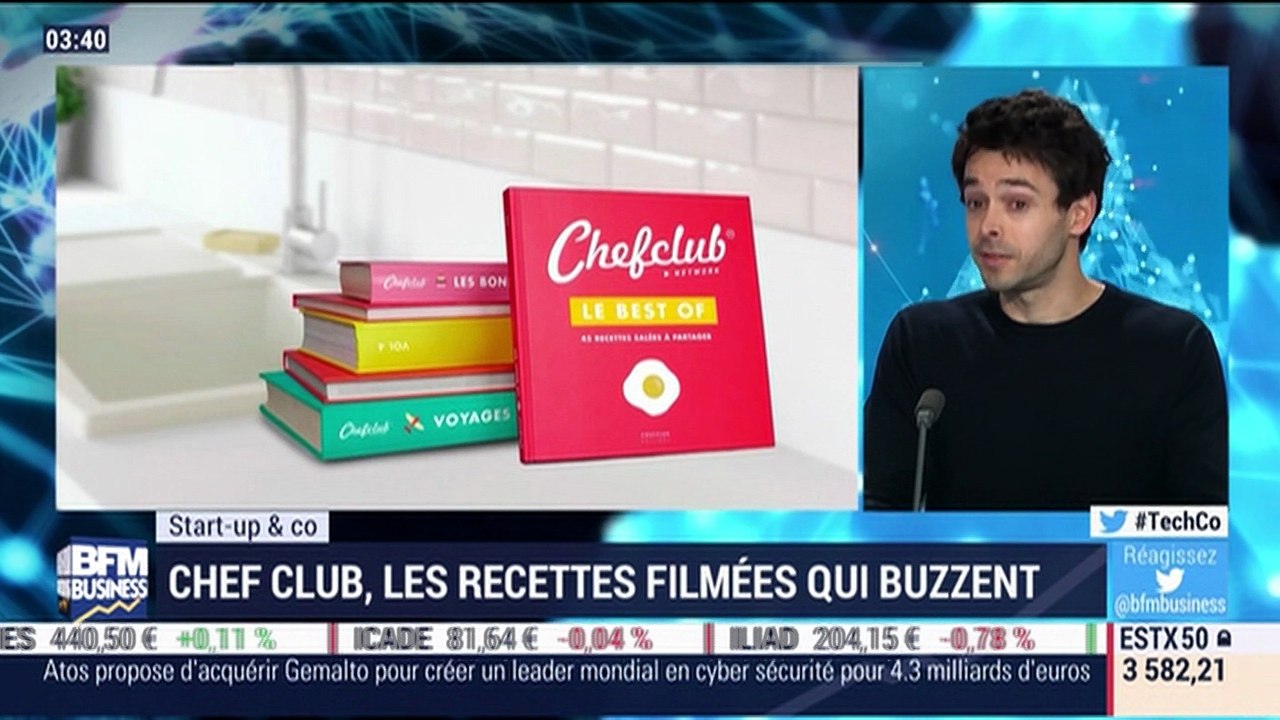 Start-up & Co: Chefclub, les recettes filmées qui font le "buzz" - 11/12