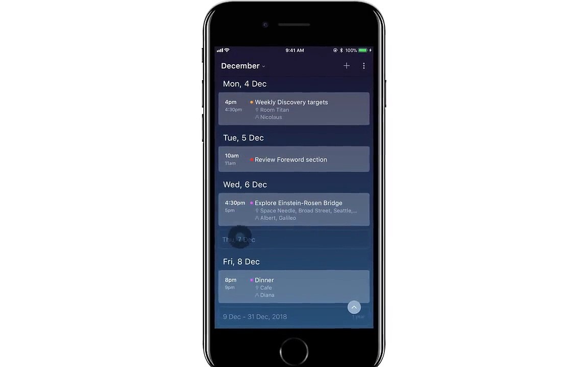 Newton Calendar for iOS
