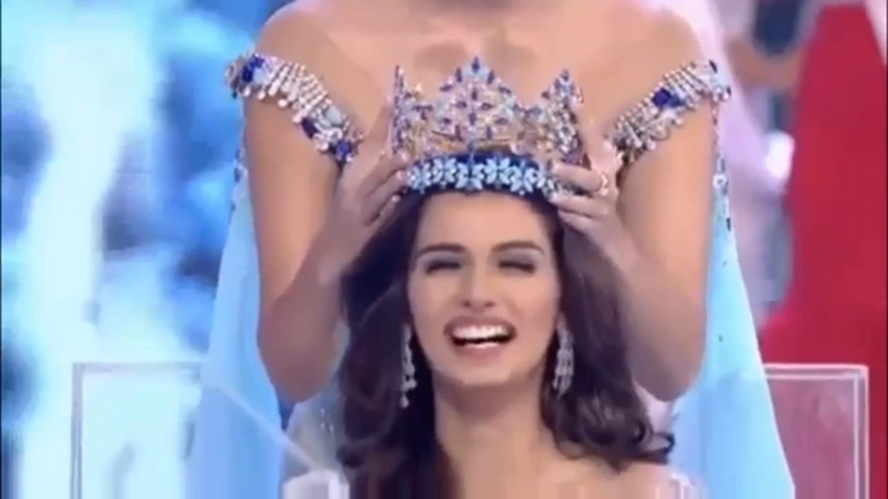 miss world wining moment Manushi chhilar 2017