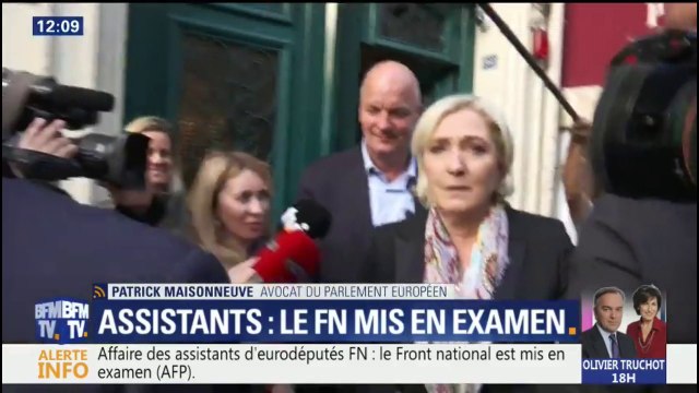 FN mis en examen : L'argent des contribuables français a fait l'objet d'un détournement de fonds publics dit l'avocat du parlement européen