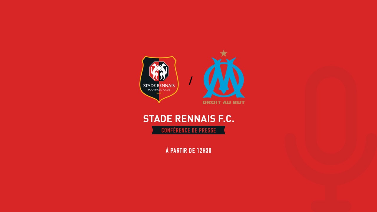 8e Coupe de la Ligue. Stade Rennais F.C. / OM : Conférence de presse