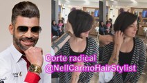 Transformação Radical dos Cabelos longos para o cabelo curto com Nell Carmo