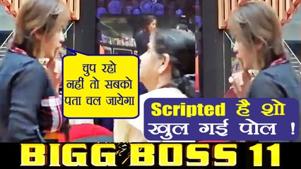 Bigg Boss 11: Shilpa Shinde and her Mother's VIDEO REVEALS show is SCRIPTED ! | FilmiBeat