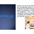 Testing services in Delhi | Precision test lab services | Testing Lab in Delhi