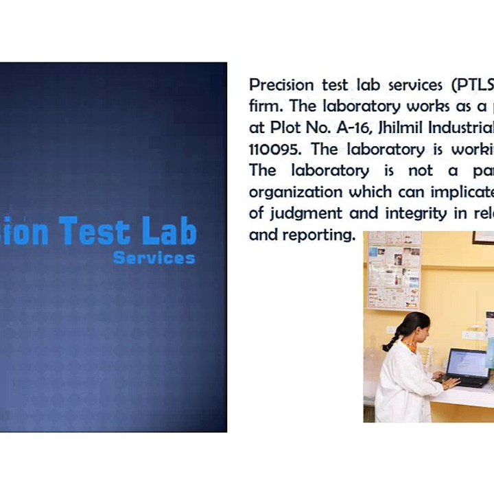 Testing services in Delhi | Precision test lab services | Testing Lab in Delhi
