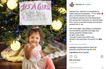 Dwayne Johnson va être à nouveau papa