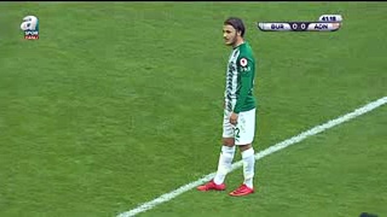 Yusuf Erdoğan penalty goal - Bursaspor vs Adanaspor 1-0 12.12.2017 (HD)
