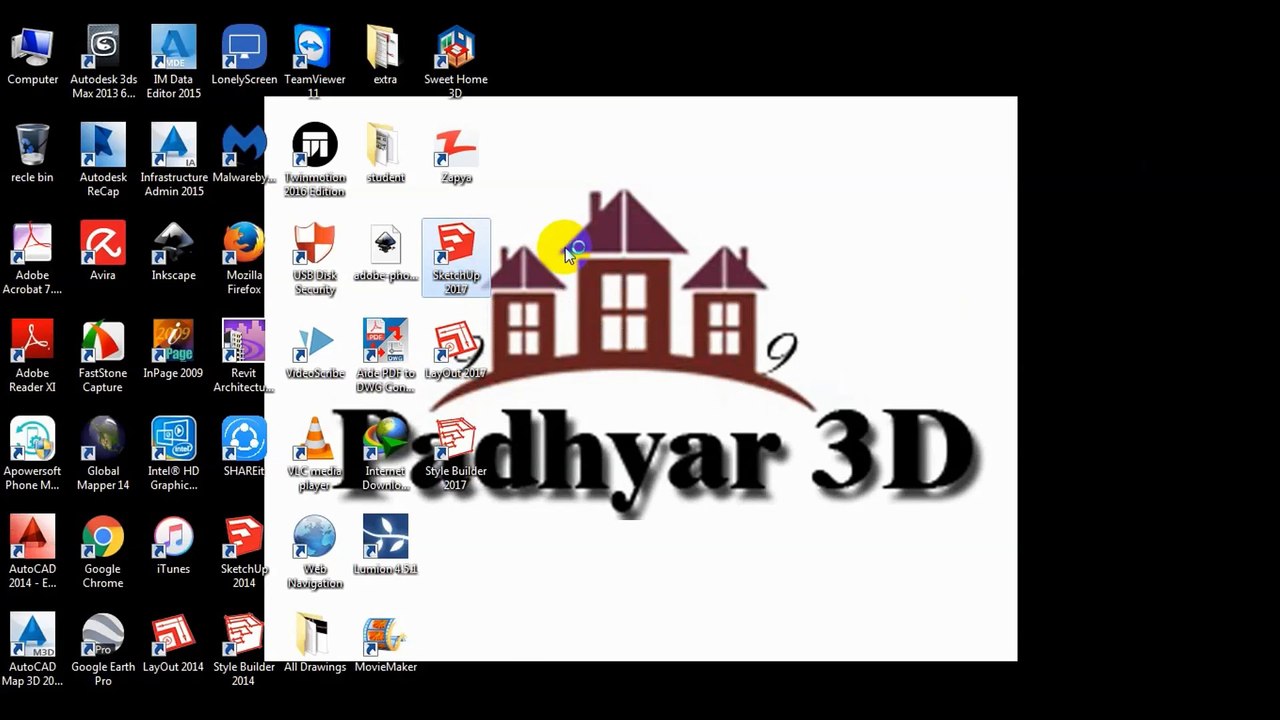 Installation of Google Sketchup Pro 2017
