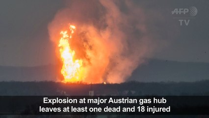 Explosion at major Austrian gas hub