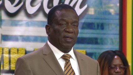 Zimbabwe's Mnangagwa calls for an end to sanctions