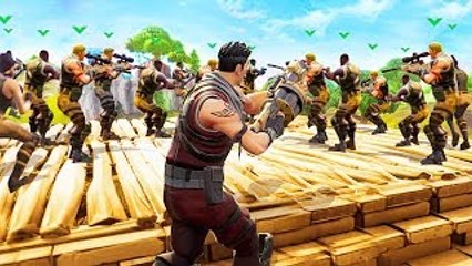 KWEBBELKOP-BIGGEST TEAM BATTLE EVER! (Fortnite 50 vs 50)