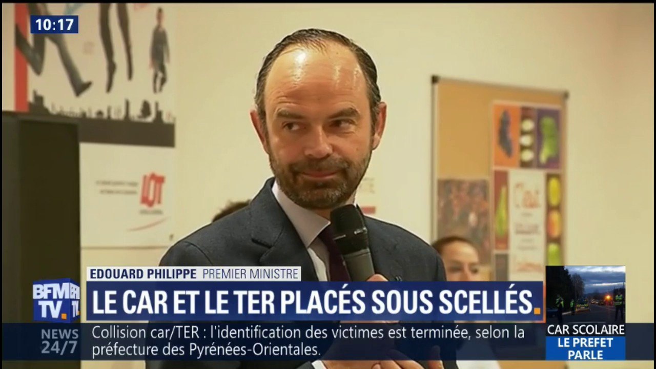 "C'était très rude". Le Premier ministre évoque l'accident à Millas devant des lycéens