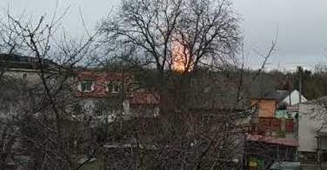 Gas Explosion in Austria Sends Flames Into the Air