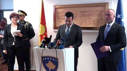 Prime ministers of Kosovo and Macedonia