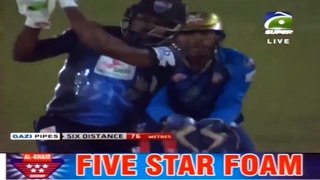 CHRIS GAYLE  146 not out in Bpl 2017 finel. 18 huge sixes