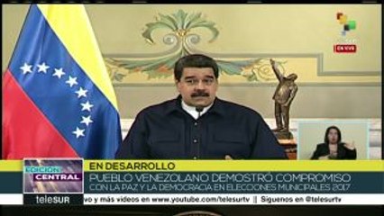 Venezuela: analiza Maduro resultado de comicios municipales