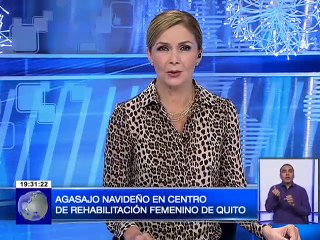 Agasajo navideño en centro de rehabilitación femenino en Quito