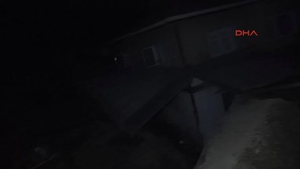 Bolu Göynük'te Heyelanda 5 Ev Hasar Gördü