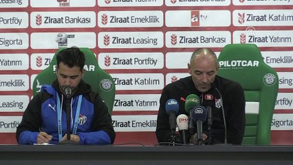 Bursaspor - Adanaspor  maçının ardından - Le Guen ve Arın - BURSA