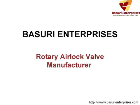Best Rotary airlock valve manufacturer in india - Basuri Enterprises