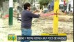 Caos por obras inconclusas y pistas rotas en calles de Barranco
