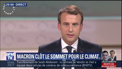 Climat: Emmanuel Macron propose de créer la "One Planet Coalition"