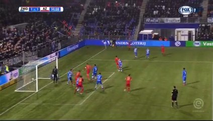 Alireza Jahanbakhsh Goal HD - Zwolle	1-1	AZ Alkmaar 12.12.2017