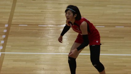 原田茉由選手その②(Mayu Harada)大阪スーペリアーズ【女子ﾊﾞﾚｰﾎﾞｰﾙVﾁｬﾚﾝｼﾞﾘｰｸﾞⅡ2017-2018】2017.11.12青山学院大学体育館