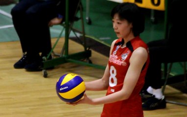坂根朱里選手(Akari Sakane)大阪スーペリアーズ【女子ﾊﾞﾚｰﾎﾞｰﾙVﾁｬﾚﾝｼﾞﾘｰｸﾞⅡ2017-2018】2017.11.12青山学院大学体育館