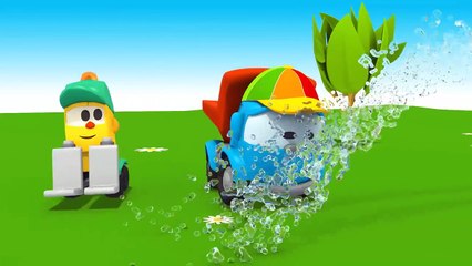 Léo le camion curieux - La machine à glace - Dessin animé