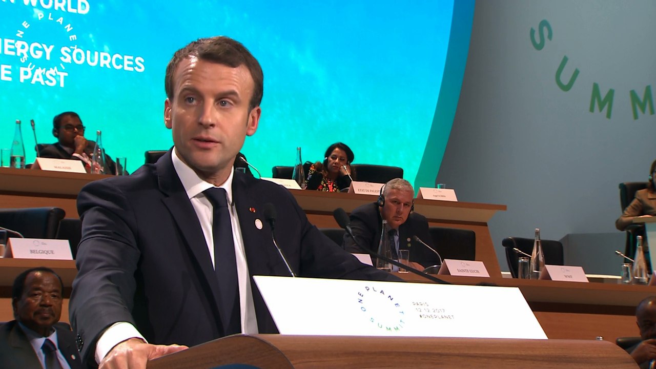 Discours de conclusion du One Planet Summit