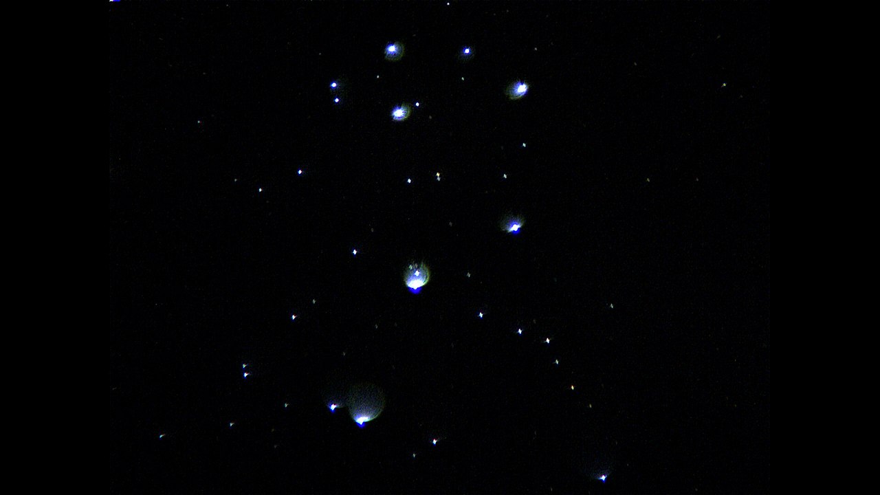 Catching Meteor, Pleiades, Star Cluster (12 December 2017)