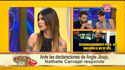 Ante las declaraciones de Angie Jibaja, Nathalie Carvajal responde