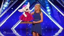Talentino Sneaks Into Darci Lynne Show To See His ❤ CRUSH ❤  Petunia _ America's Got Talent 2017