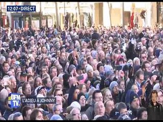 L'ADIEU A JOHNNY HALLYDAY  L'HOMMAGE INTÉGRAL  CORTEGE CHAMPS ELYSÉES + ARRIVÉ A L'ÉGLISE PARTIE 1
