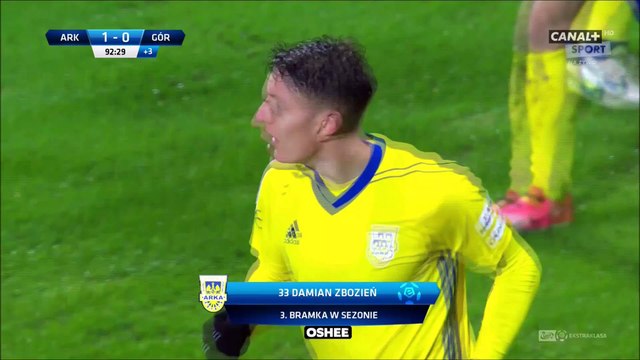 1-0 Damian Zbozień Goal Poland Ekstraklasa - 12.12.2017 Arka Gdynia 1-0 Gornik Zabrze