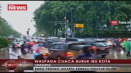 BMKG Prediksi DKI Akan Diguyur Hujan Lebat, Masyarakat Diimbau Waspada