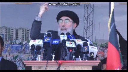 حکمتیار وایی چی امریکا د مولوی صاحب جلال الدین غچ له ځدراڼو آخلی