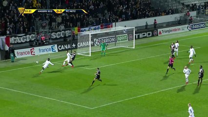 Les buts ANGERS 1-0 METZ