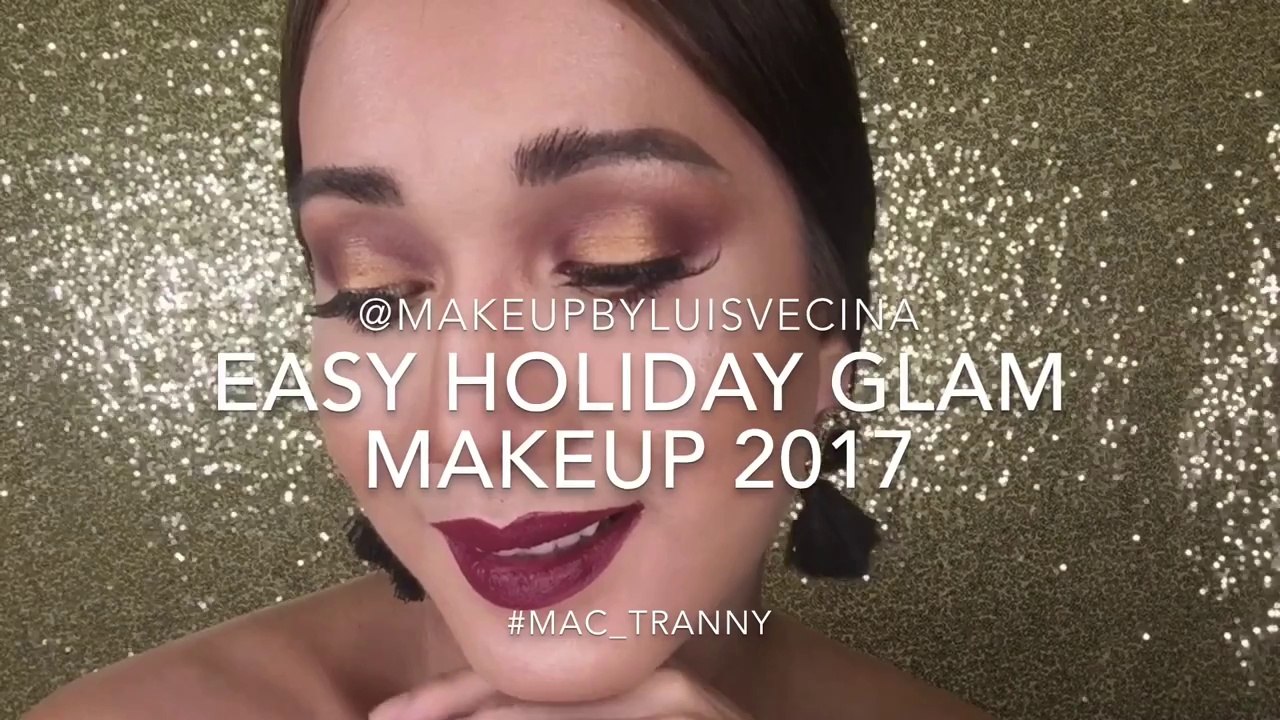 EASY  HOLIDAY GLAM MAKEUP TUTORIAL 2017 Makeupbyluisvecina