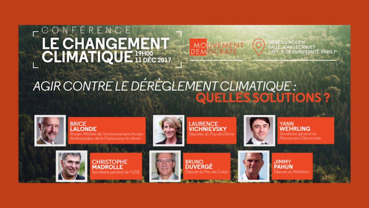 Conférence sur le changement climatique - 111217