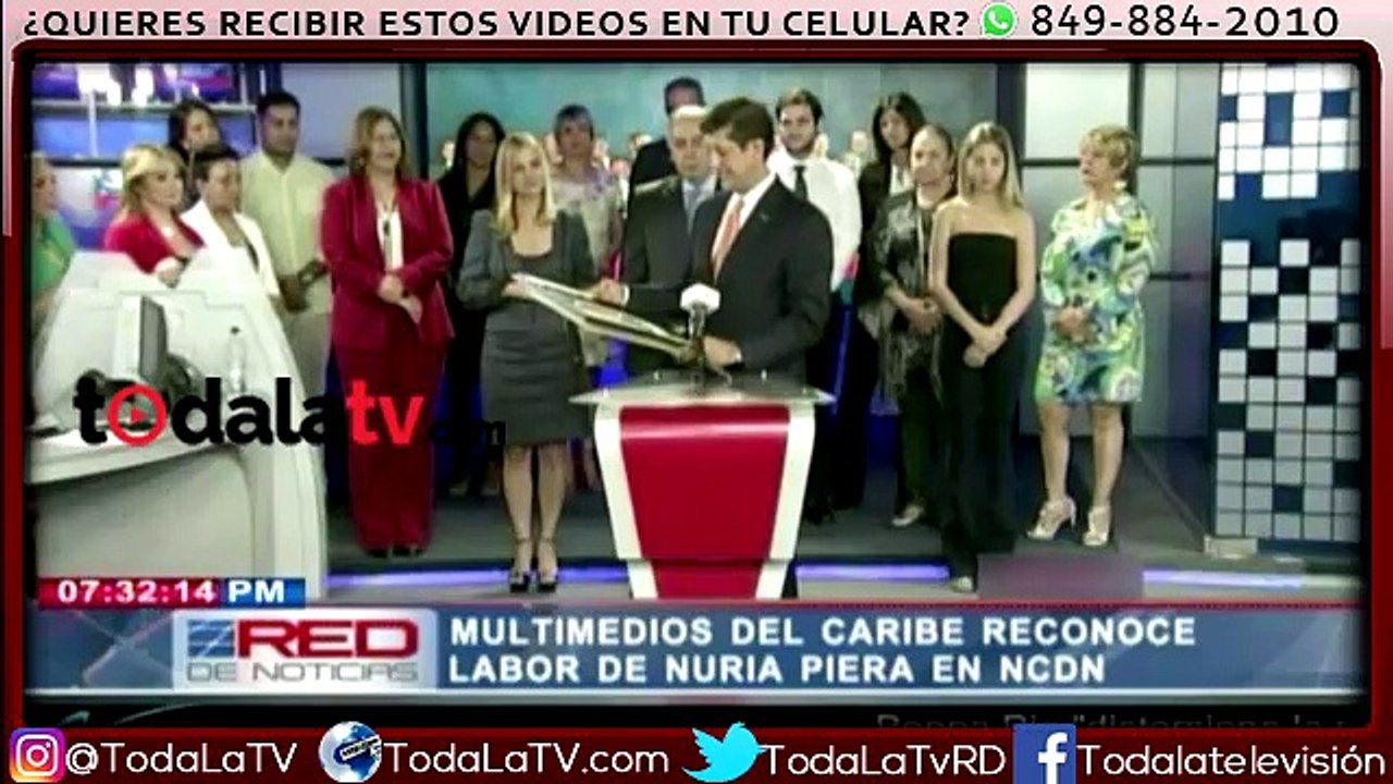 Multimedia del Caribe reconoce labor de Nuria en NCDN-Red De Noticias-Video